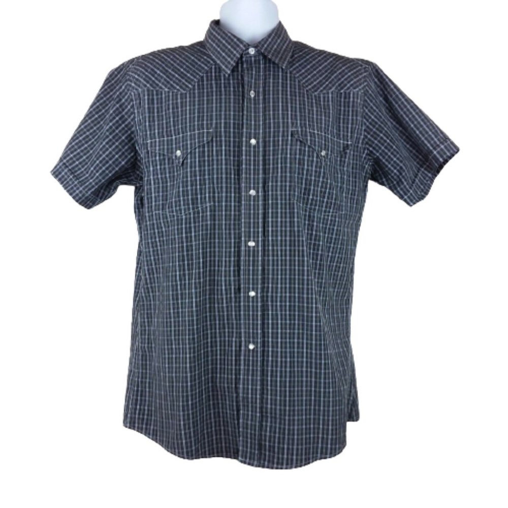 Panhandle Slim Shirt Pearl Snaps S/S Spread Collar
